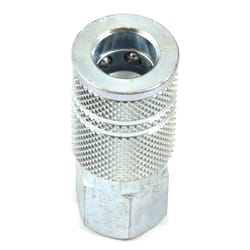 Forney Steel Air Coupler 3/8 in. Female X 3/8 in. 1 pc