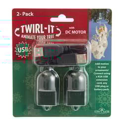 Kurt S. Adler 1.10 in. H X 4.50 in. L Metal/Plastic USB Twirl-it