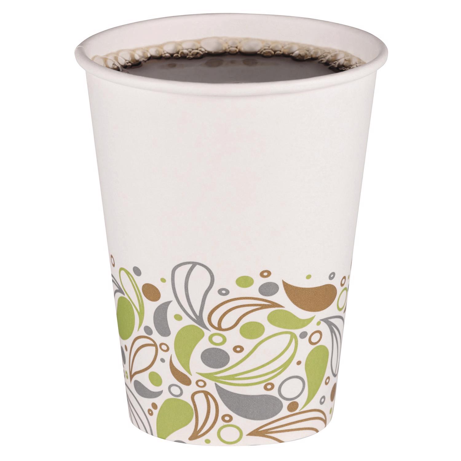 Boardwalk Deerfield 12 oz Multicolored Poly Coated Paper Cups 1000 ct Sansujyuku sansujyuku.com