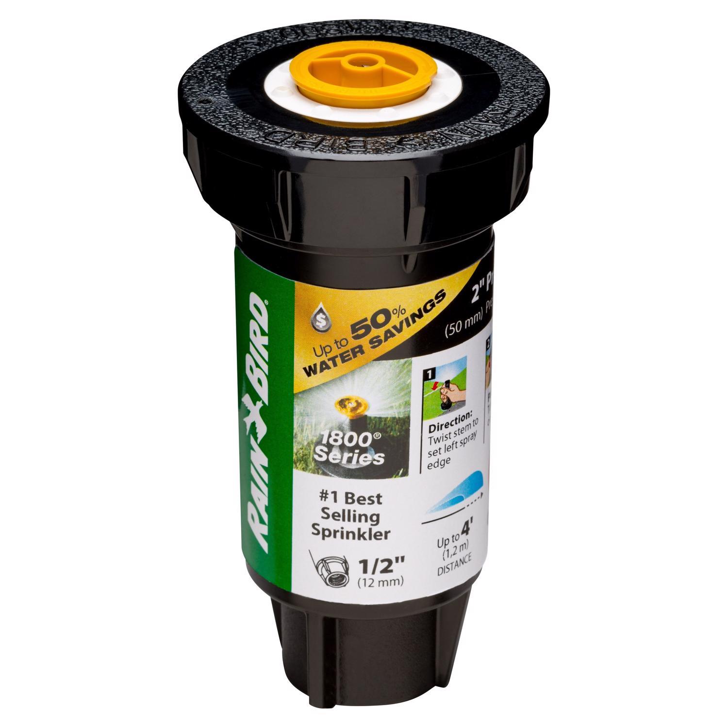 Photos - Garden Sprinkler Rain Bird 1800 Series 2 in. H Adjustable Pop-Up Spray Head 1802AP4PRS 