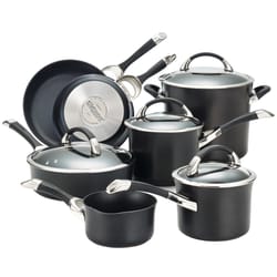 Circulon Symmetry Aluminum Cookware Set Black