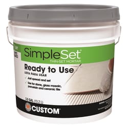 Custom Building Products SimpleSet White Thin-Set Mortar 3.5 gal