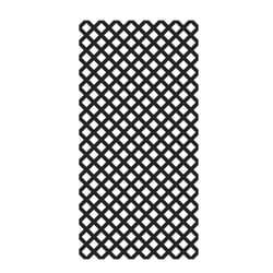 Barrette Outdoor Living 4 ft. W X 8 ft. L Black Vinyl Classic Lattice Panel