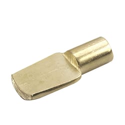 Prime-Line Gold Metal Shelf Shelf Support Peg 1/4 inch Ga. 0.44 in. L 25 lb