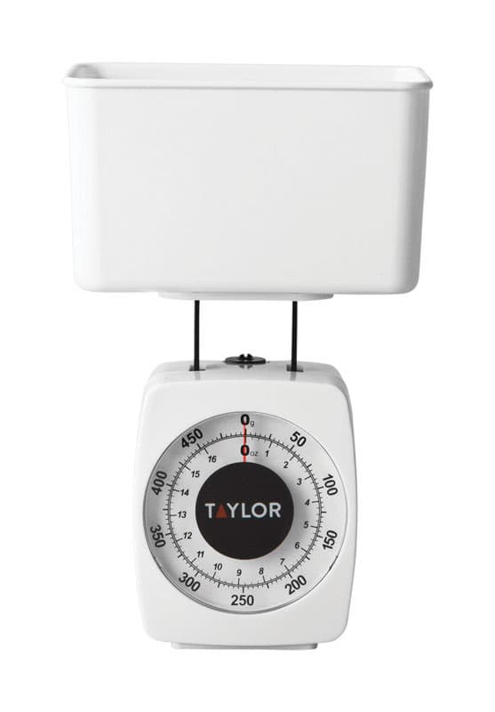 Taylor 350 lb Digital Bathroom Scale White/Gray - Ace Hardware