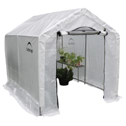 ShelterLogic GrowIt Translucent 96 in. W X 72 in. D X 78 in. H Peak Style Greenhouse