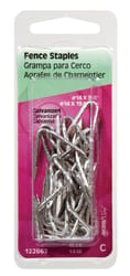 HILLMAN 3/4 in. W X 3/4 in. L Galvanized Steel Fence Staples 14 Ga. 1.25 oz