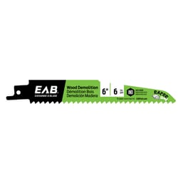 Exchange-A-Blade Razor Back 6 in. Bi-Metal Reciprocating Saw Blade 6 TPI 1 pk