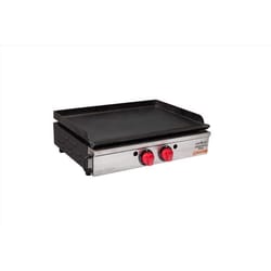 Camp Chef VersaTop 2 Burner Liquid Propane Portable Grill Black/Silver