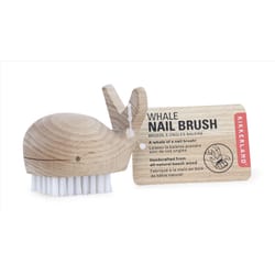 Kikkerland Natural Whale Nail And Hand Brush 1 pk