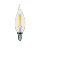 Satco . CA10 E12 (Candelabra) LED Bulb Warm White 40 Watt Equivalence 2 pk