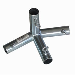 AHC 1 in. Round X 1 in. D 1 in. D P4D Galvanized Carbon Steel 10 in. L Connector