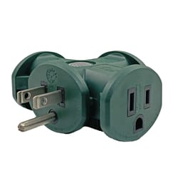 Ace Grounded 3 outlets Adapter 1 pk