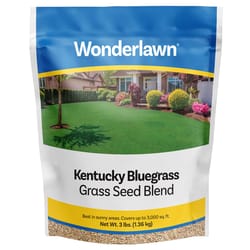 Wonderlawn Kentucky Bluegrass Sun or Shade Grass Seed 3 lb