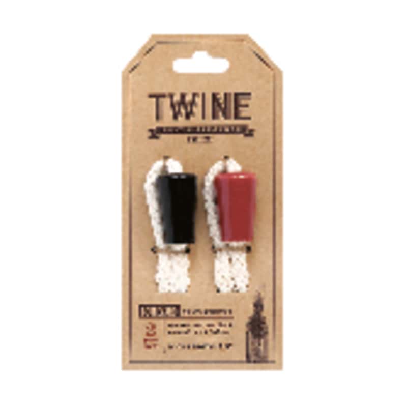 TWINE Boulevard Red/Black Cork Wine Bottle Candles Ace Hardware
