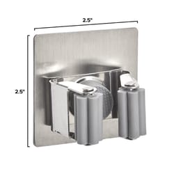 Wrap-It Broom-mate 2.5 in. L Silver Stainless Steel Tool Holder 1 pk