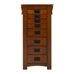 Linon Home Decor Alclare Traditional 20 in. W X 15 in. L Rectangular Jewelry Armoire