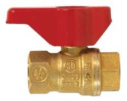 B&K ProLine 3/8 in. Brass FIP Ball Valve Lever For Gas