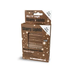 Holiday Bright Lights LED Micro Dot/Fairy Pure White 40 ct Novelty Christmas Lights