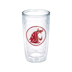 Tervis Collegiate 16 oz Clear BPA Free Washington State Cougars Tumbler