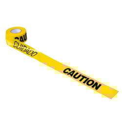 C.H. Hanson 1000 ft. L X 3 in. W Plastic Caution Cuidado Bilingual Barricade Tape Yellow
