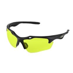 EGO Safety Glasses Yellow Lens Black Frame 1 pc
