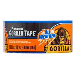 Gorilla All Weather 1.88 in. W X 10 yd L Tape Black