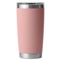 YETI Rambler 20 oz Sandstone Pink BPA Free Tumbler with MagSlider Lid