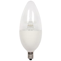 Westinghouse B13 E12 (Candelabra) Light Bulb Warm White 60 Watt Equivalence 1 pk