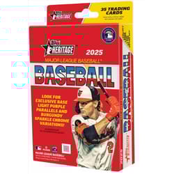 Topps Heritage MLB 2025 Baseball Hanger Box Trading Cards Multicolored