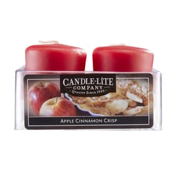 Candle Lite Red Apple Cinnamon Crisp Scent Votive Candles