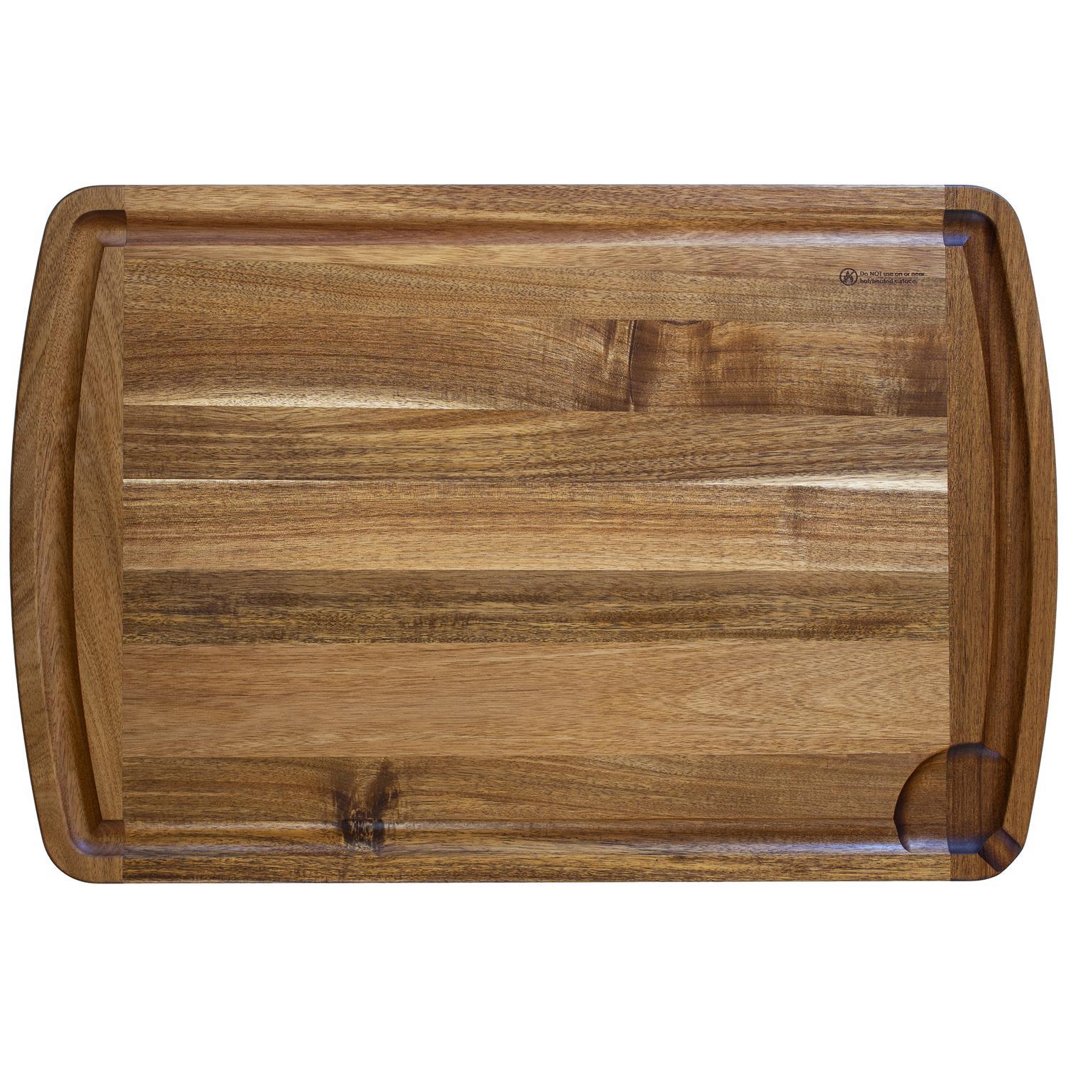 Totally Bamboo 30 in. L X 20 in. W X 1 in. Acacia Wood Cutting Board Sansujyuku sansujyuku.com