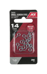 Screw Eyes Pin, 300 Pack 4mm ID x 15mm L Mini Small Eye Hooks - Bronze