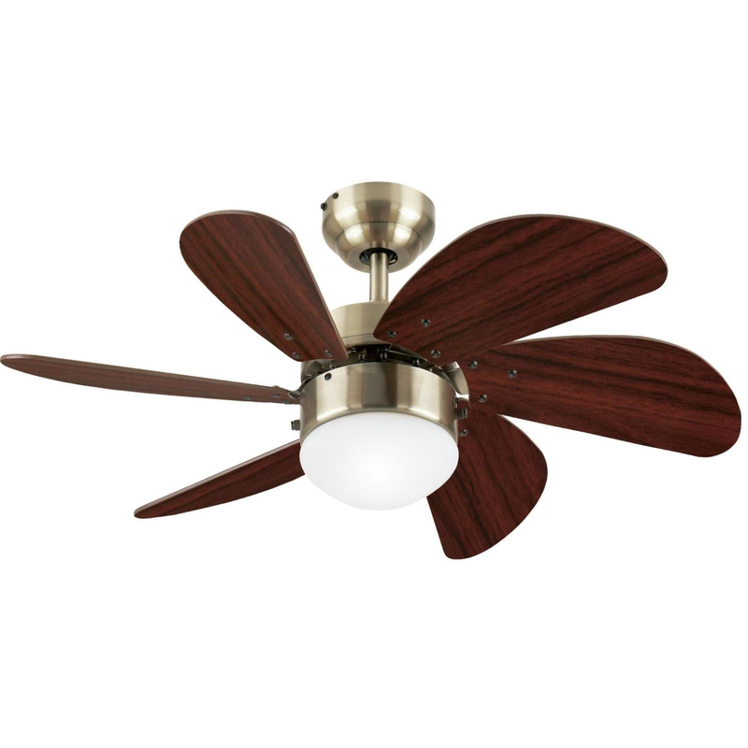 Photos - Fan Westinghouse Turbo Swirl 30 in. Antique Brass Brown LED Indoor Ceiling  