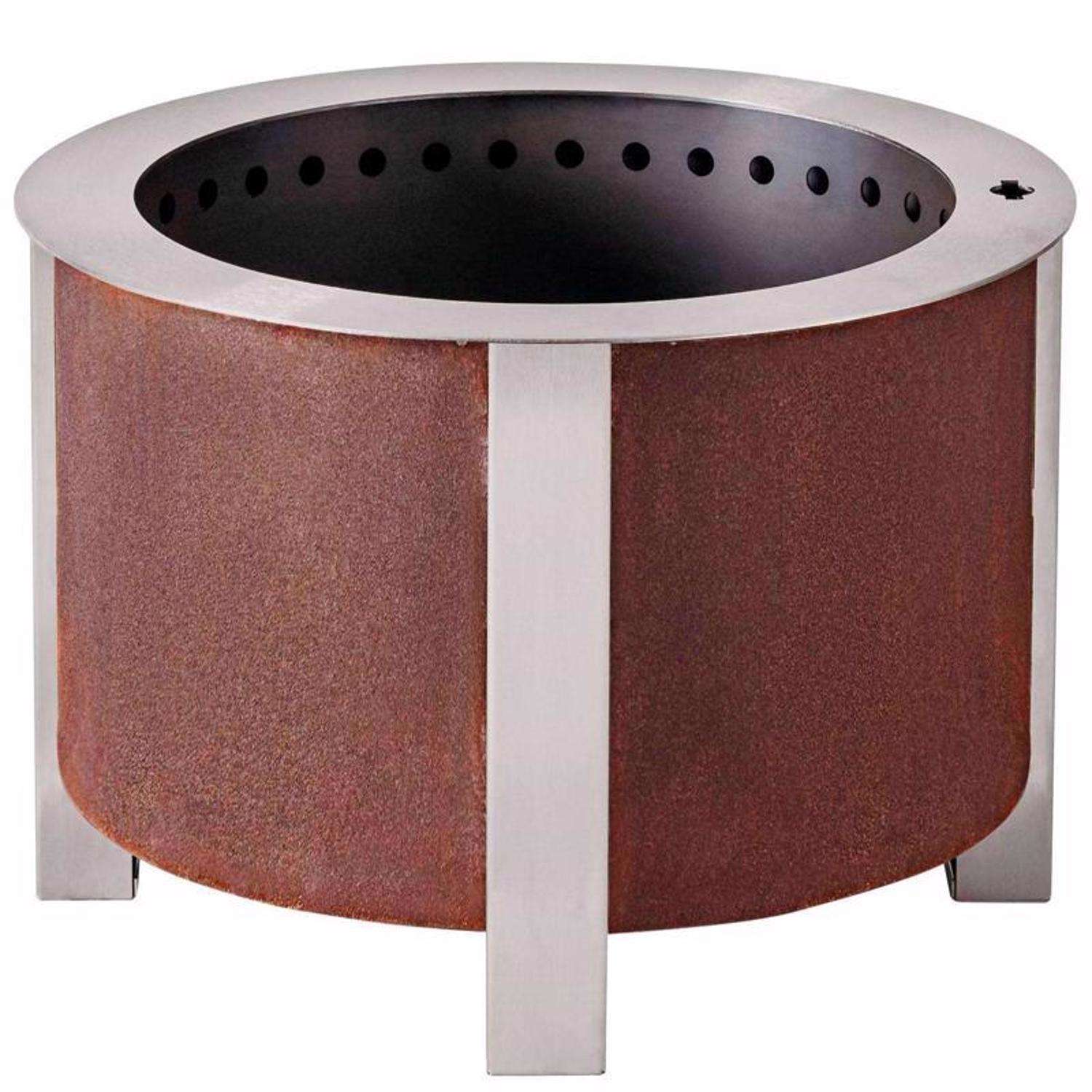Breeo X Series 19 Corten Smokeless Fire Pit 19 in. W Corten Steel