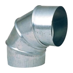 Imperial 4 in. D X 4 in. D Adjustable 90 deg Galvanized Steel Furnace Pipe Elbow