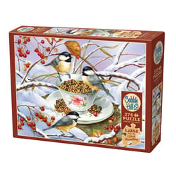 Cobble Hill Chickadee Tea Jigsaw Puzzle 275 pc