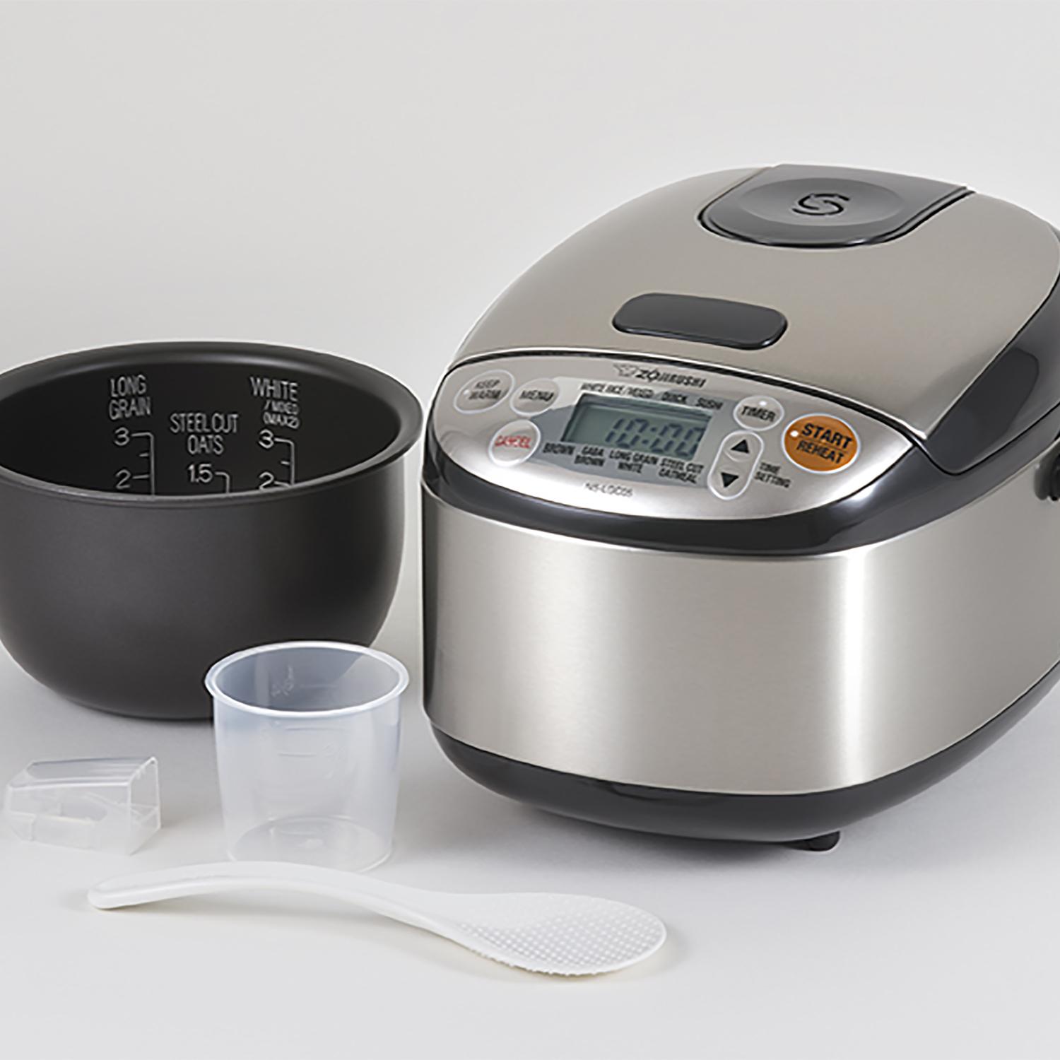 Zojirushi Silver 3 cups Programmable Rice Cooker Sansujyuku sansujyuku.com