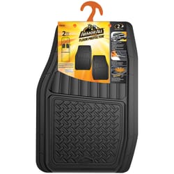 Armor All Black Rubber Auto Floor Mats 2 pk