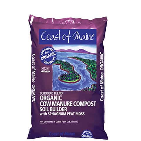 Coast of Maine Cow Manure Compost Shoodic 1cf main image 0