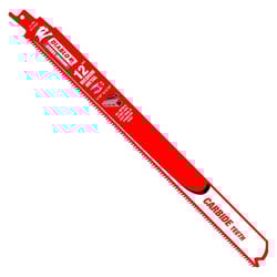 Diablo Steel Demon 12 in. Carbide Tipped Medium Metal Reciprocating Saw Blade 10 TPI 1 pk