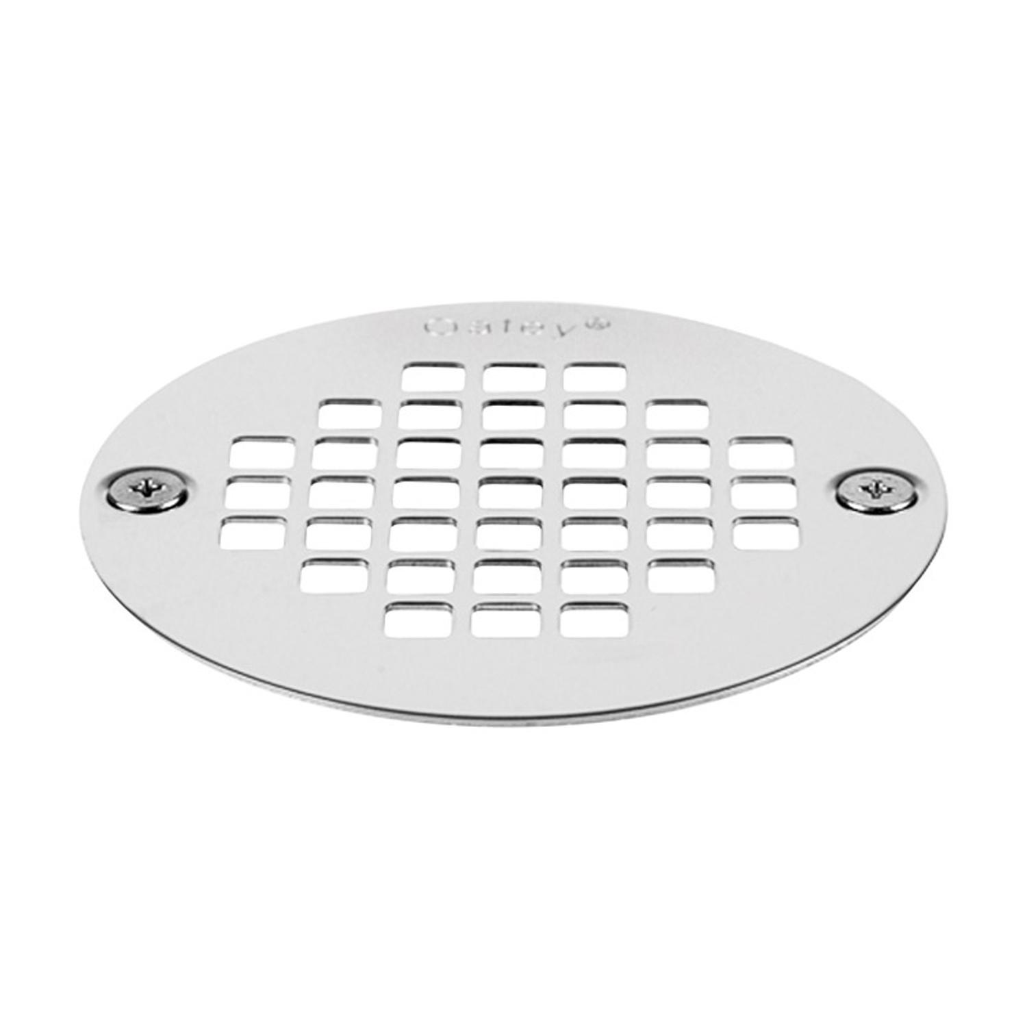 Photos - Other Accessories Oatey 3-3/8 in. Polished Chrome Stainless Steel Shower Drain Strainer 4235