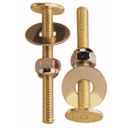 Plumb Pak Toilet Tank Bolt Set Solid Brass