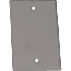 Sigma Electric Rectangle Steel 1 gang 4.52 in. H X 2.77 in. W Flat Box Cover