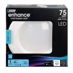 Feit Enhance White 5-6 in. W LED Dimmable Recessed Downlight 10.2 W