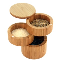 Totally Bamboo 1 cups Brown Salt Cellar 1 pk