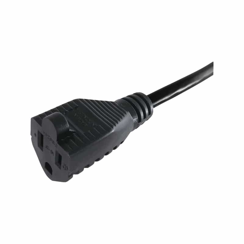 Ace Indoor 6 ft. L Black Extension Cord 16/3 SJO Ace Hardware