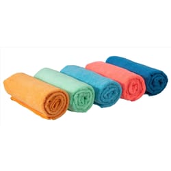 Superio Brand Microfiber Cleaning Cloth 20 in. L 5 pk