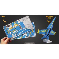 Fascinations Metal Earth Blue Angels Super Hornet Metal 1 pk