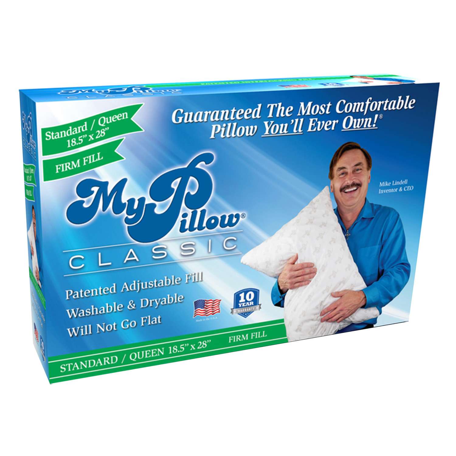 My Pillow As Seen On TV Firm Classic Queen Pillow Foam 1 pk Ace Hardware